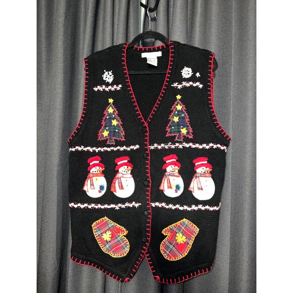 Ugly Christmas Sweater Xmas Vest Size XL - Picture 1 of 3